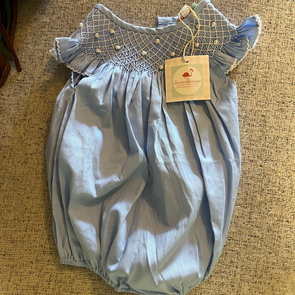 Blue Baby Romper